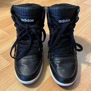 adidas Shoes Adidas Neo Super Wedge Black Sneakers Poshmark - Main Image